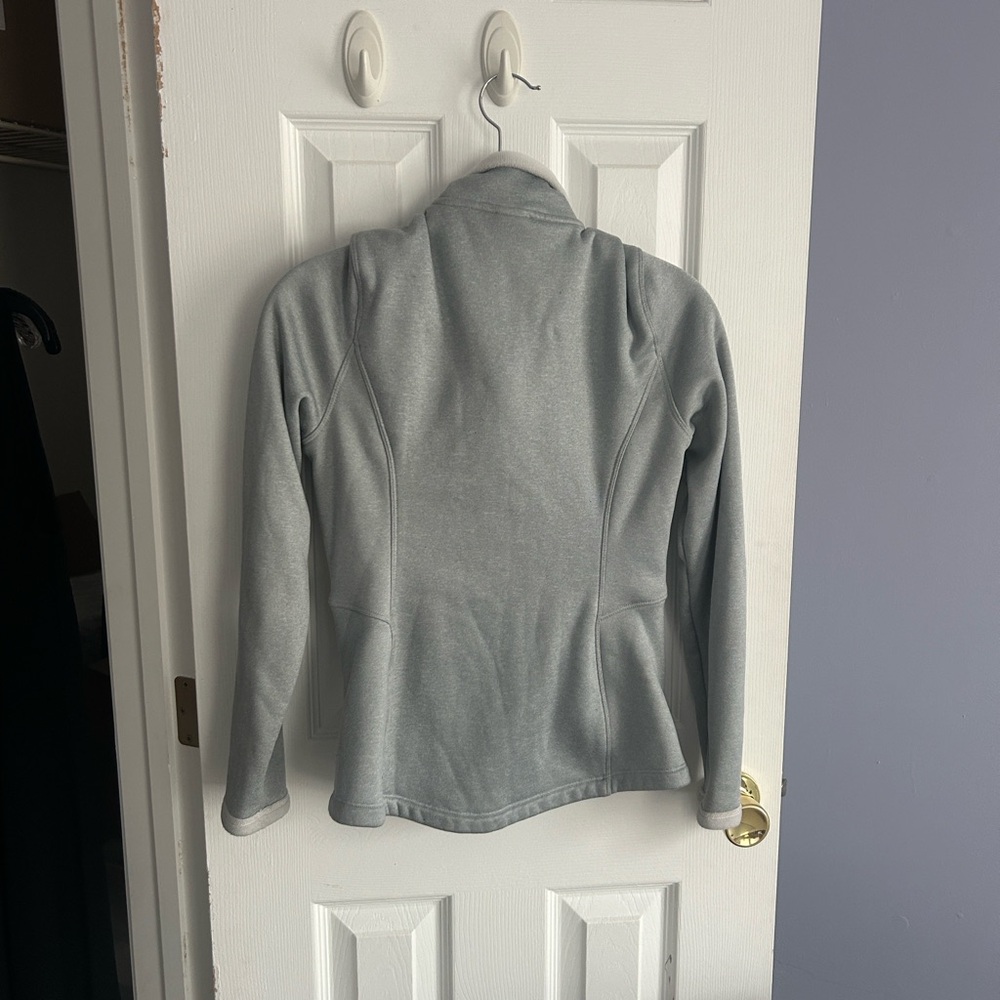 The North Face Fleece Lined Light Gray Jacket Size Small Petite SP - Picture 9 of 12